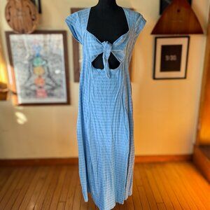 Free People Blue Midi Dress